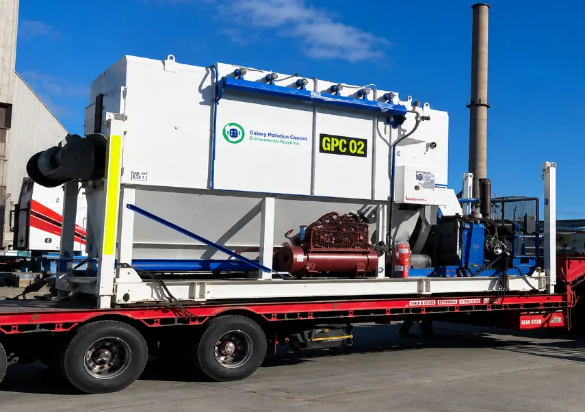 GPC 02 Environmental Response unit on red trailer
